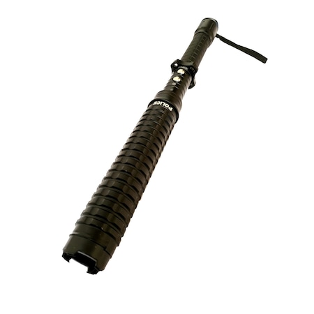 Electrosoc tip baston extensibil HY-X10, lanterna LED, 49 cm, negru