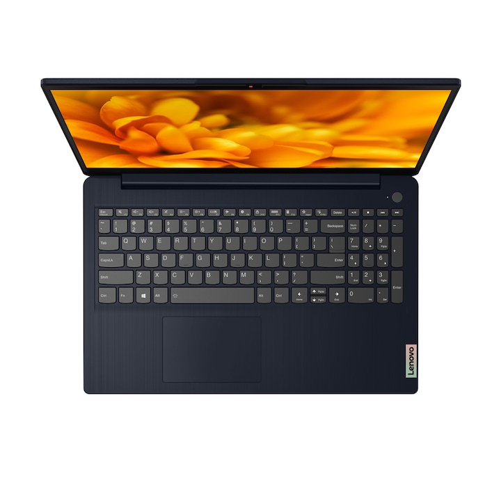 Lenovo IdeaPad 3 15ITL6 15.6 FullHD laptop, Intel Core i3-1115G4, 8GB, 256GB M.2 SSD, Intel UHD Graphics, FreeDOS, Magyar billentyűzet, Kék
