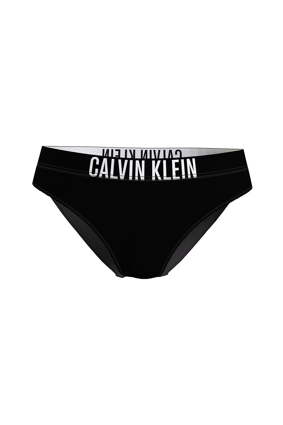 CALVIN KLEIN, Slip cu banda logo in talie Classic, Negru/Alb