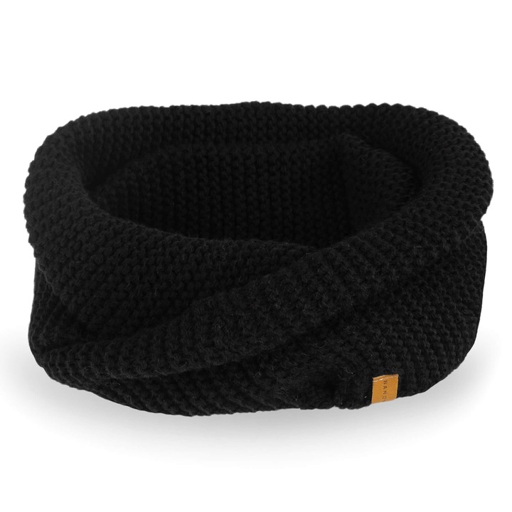 Fular circular, Nandy, pentru femei, Negru 14603-CZARNY