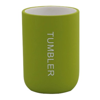 Pahar baie MIRA-N Mark.B7, pentru periute de dinti, Verde, Ceramica Pahar baie MIRA-N Mark.B7, pentru periute de dinti, Verde, Ceramica