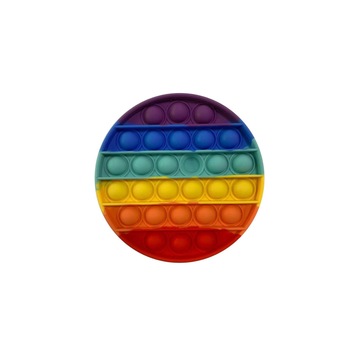 Jucarie senzoriala din silicon Pop it, antistres, multicolor Jucarie senzoriala din silicon Pop it, antistres, multicolor