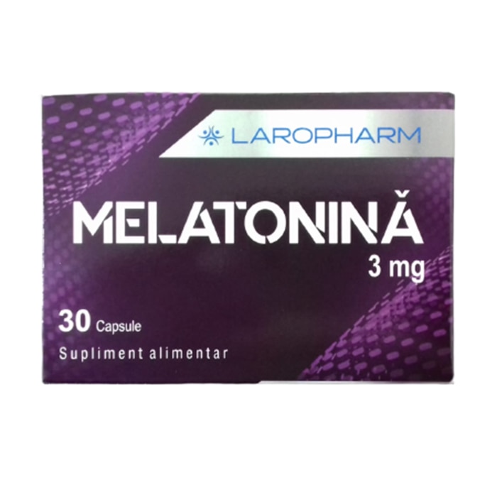 Supliment alimentar Melatonina 3mg, 30 capsule