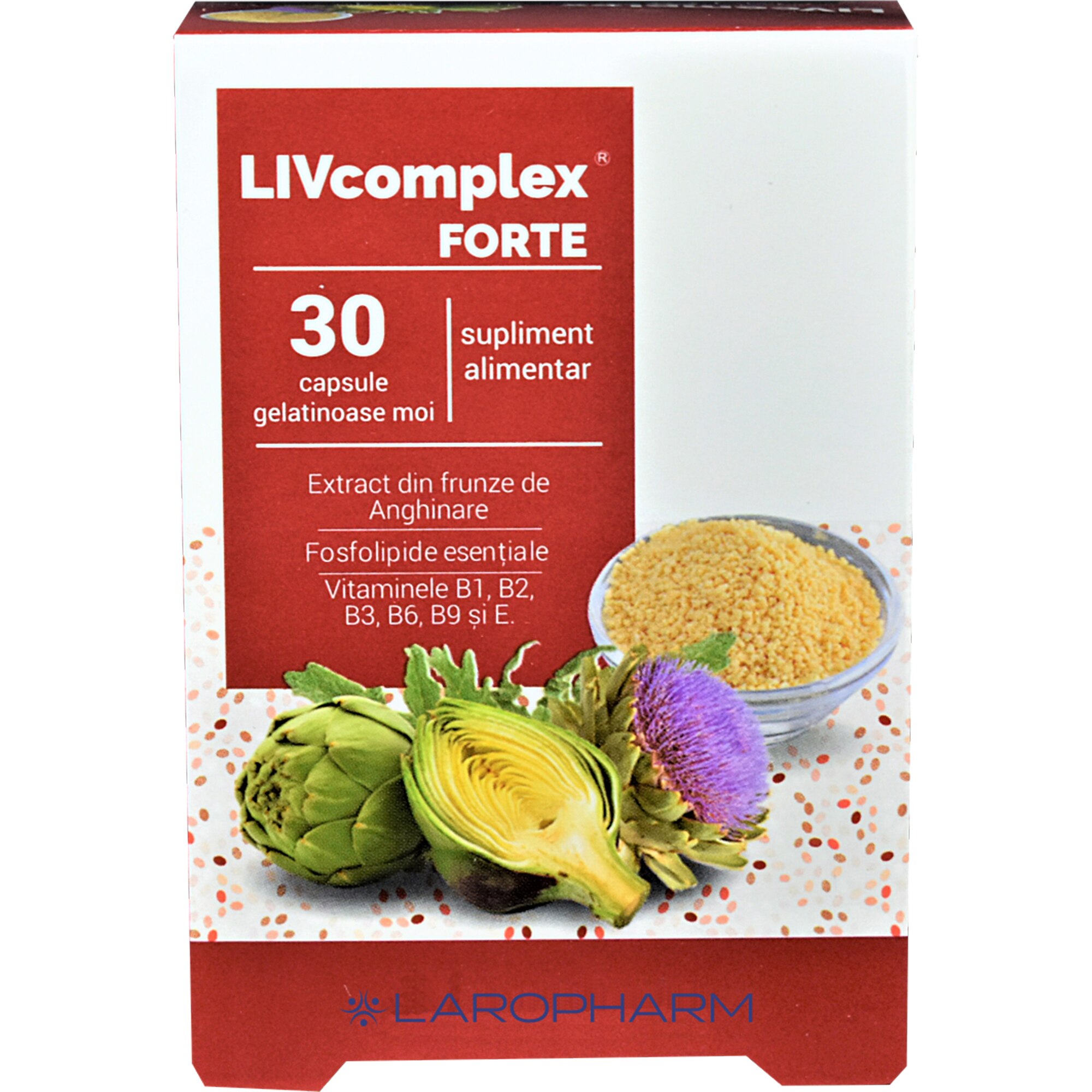 Supliment alimentar Livcomplex forte, 30 capsule moi
