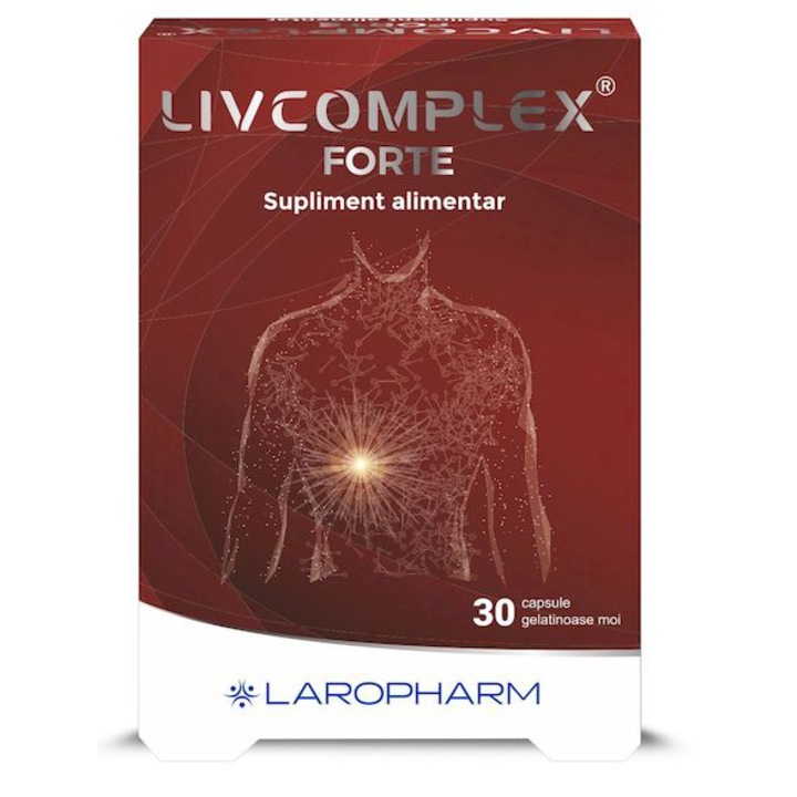 Supliment alimentar Livcomplex forte, 30 capsule moi