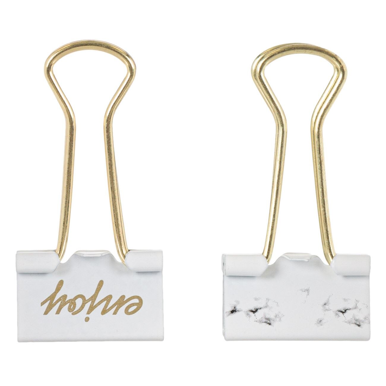 Set clipsuri metalice, Zola, 10bucati, aspect marmura, 19 mm