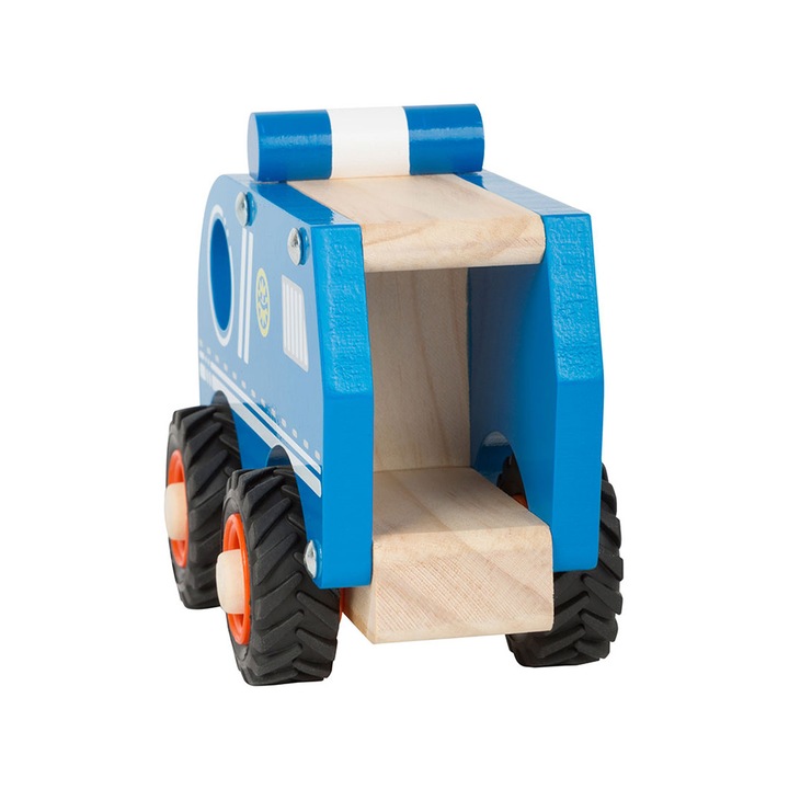 Masina de politie, Masina din lemn, Jucarii copii 18 luni +