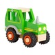 Tractor din lemn, Small Foot, Verde, 13 x 7 x 10 cm