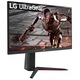 LG UltraGear 32GN650-B Gaming monitor, 31.5", VA, WQHD, 2560x1440, 165Hz, 1ms, FreeSync, HDR, HDMI, DP, Pivot, Fekete