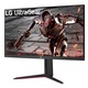 LG UltraGear 32GN650-B Gaming monitor, 31.5", VA, WQHD, 2560x1440, 165Hz, 1ms, FreeSync, HDR, HDMI, DP, Pivot, Fekete