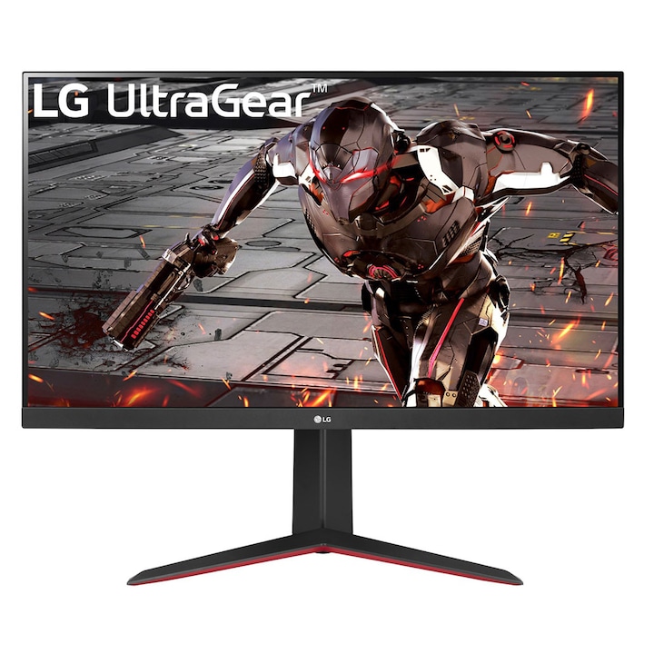 LG UltraGear 32GN650-B Gaming monitor, 31.5", VA, WQHD, 2560x1440, 165Hz, 1ms, FreeSync, HDR, HDMI, DP, Pivot