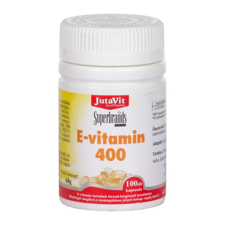 Capsule Vitamina E 400 Jutavit, 100 buc