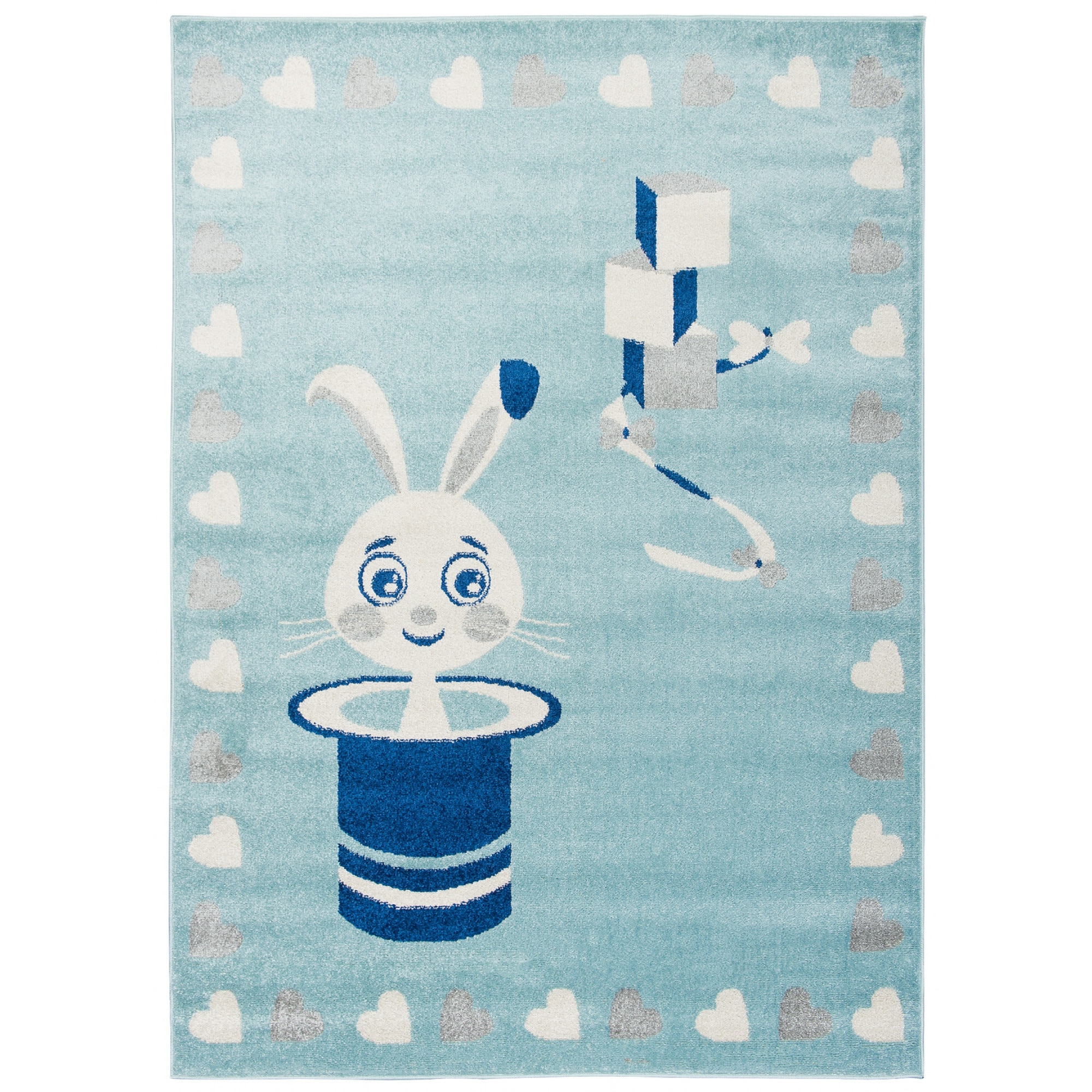 Covor Happy Colors For Kids Chemex E662A TURQUOIS HAY FBA verde 80x150