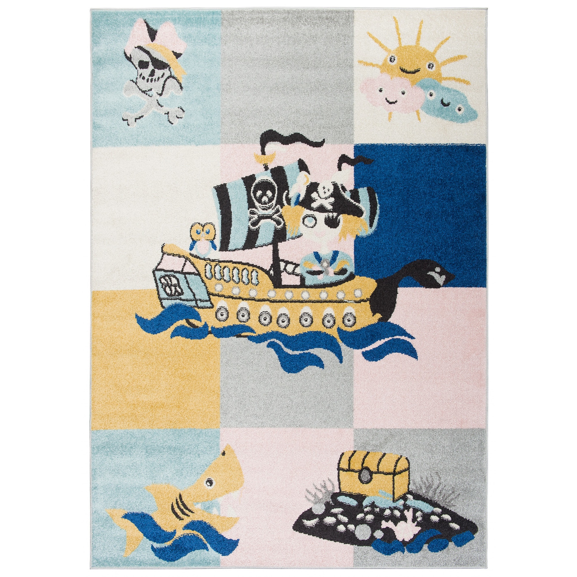 Covor Happy Colors For Kids Chemex H328A HAY FBA gri 120x170