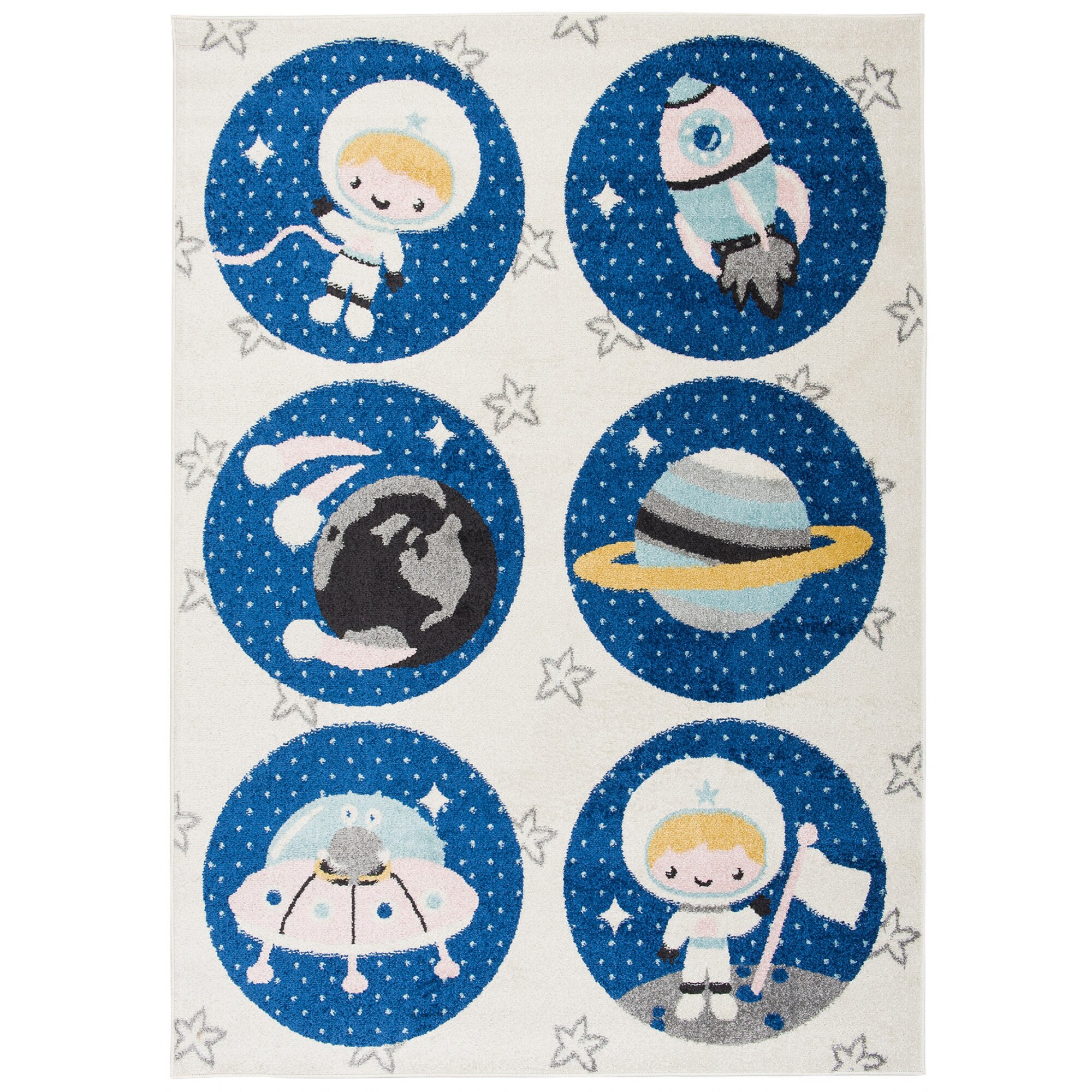 Covor Happy Colors For Kids Chemex H330A HAY FBA albastru 120x170