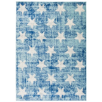 Covor Happy Colors For Kids Chemex H332A /TURQUOIS HAY FBA alb 80x150 Covor Happy Colors For Kids Chemex H332A /TURQUOIS HAY FBA alb 80x150