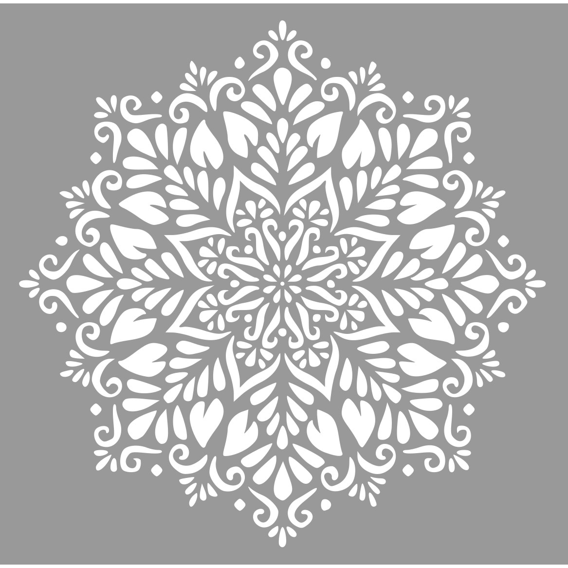 Sablon 590*590mm Refolosibil Mandala Flower SP66