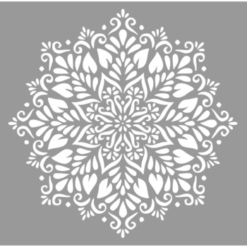Sablon 590*590mm Refolosibil Mandala Flower SP66 Sablon 590*590mm Refolosibil Mandala Flower SP66