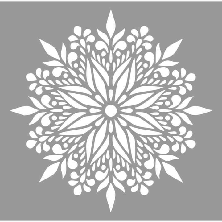 Sablon 590*590mm Refolosibil Mandala Flower SP67