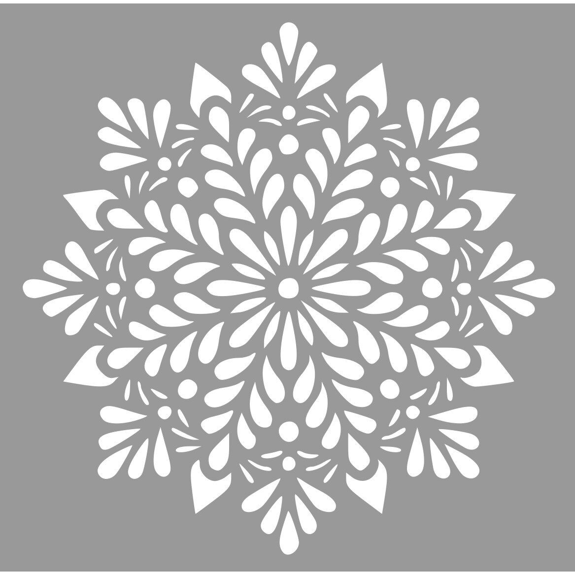 Sablon 590*590mm Refolosibil Mandala Flower SP65