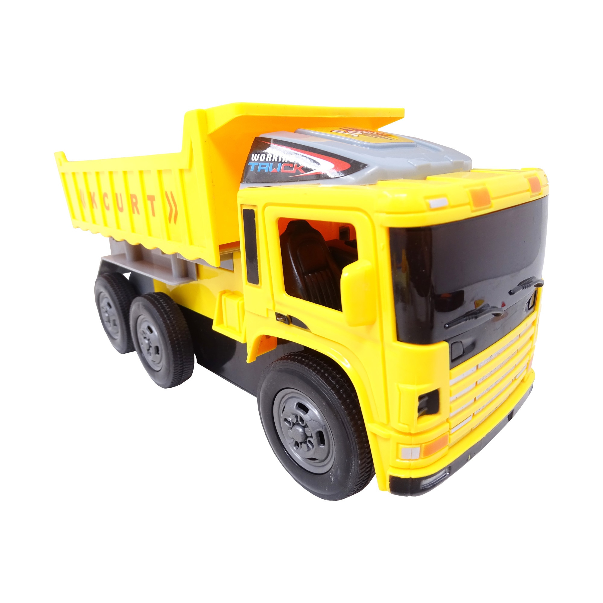 Camion cu Bena Basculanta si Telecomanda Salamandra Kids®, Lumini si Sunete