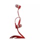Casti audio SIKS® stereo, cu fir 1m, 3.5 mm mini audio jack, alb-rosu