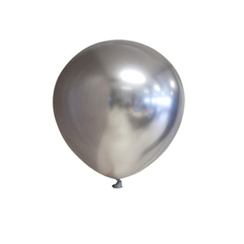 Set 100 Baloane Chrome Latex Argintiu, 13 cm / 5 inch, Balloons Shop Set 100 Baloane Chrome Latex Argintiu, 13 cm / 5 inch, Balloons Shop