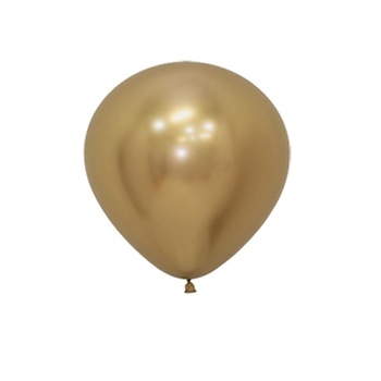 Set 100 Baloane Chrome Latex Auriu, 13 cm / 5 inch, Balloons Shop Set 100 Baloane Chrome Latex Auriu, 13 cm / 5 inch, Balloons Shop