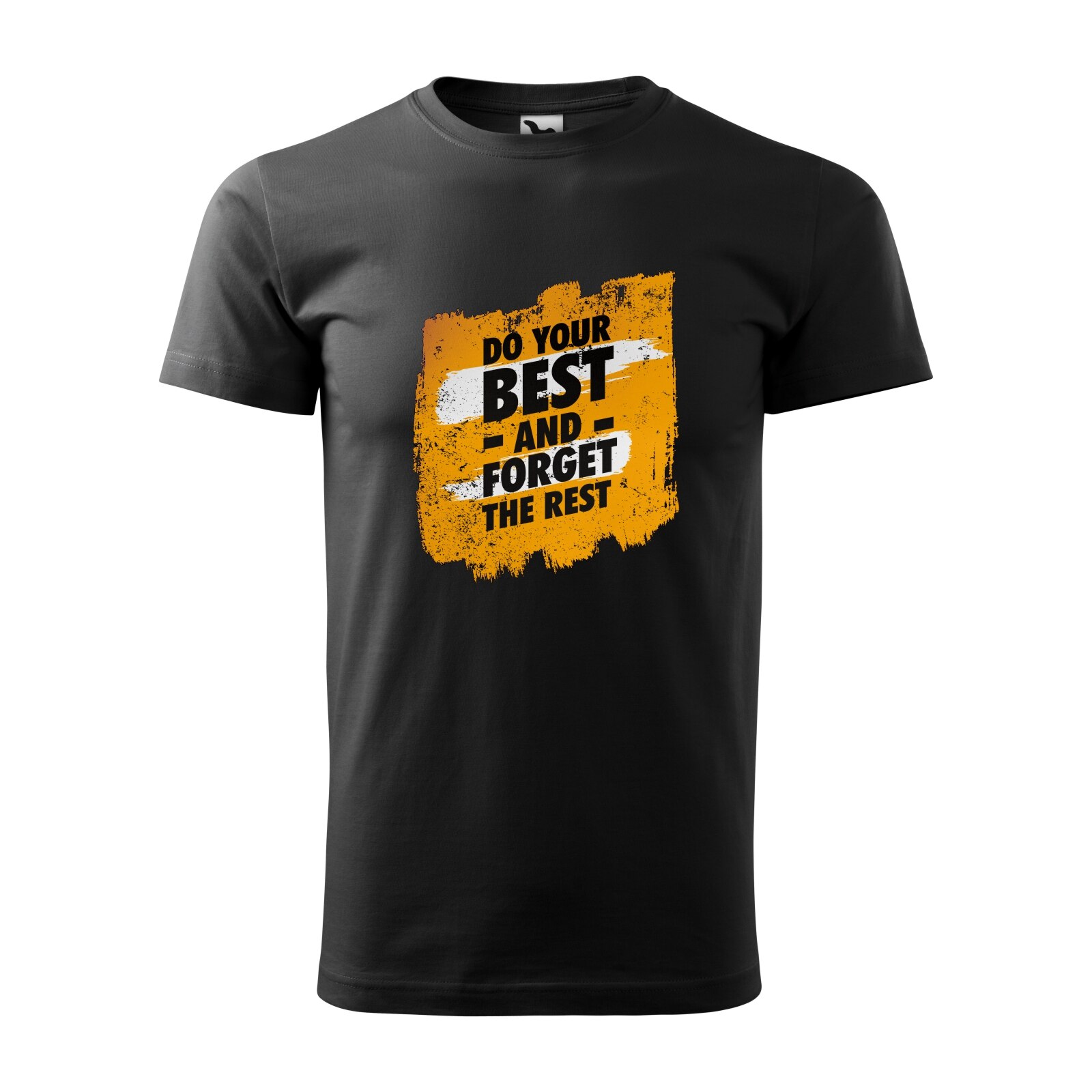 Tricou negru barbati, idee de cadou, pentru pasionatii de fitness/sala, Do Your Best and Forget the Rest, marime XS