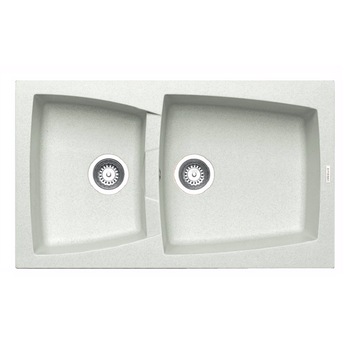 Chiuveta bucatarie Pyramis CALDERA 1000x510 1 3/4B, adancime 230mm, reversibila, montare pe blat, Pyragranite metal aluminium Chiuveta bucatarie Pyramis CALDERA 1000x510 1 3/4B, adancime 230mm, reversibila, montare pe blat, Pyragranite metal aluminium