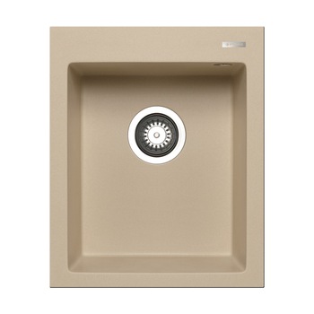 Chiuveta bucatarie Pyramis ISTROS 410x500 1B, adancime 200mm, montare pe blat, Pyragranite mocha Chiuveta bucatarie Pyramis ISTROS 410x500 1B, adancime 200mm, montare pe blat, Pyragranite mocha