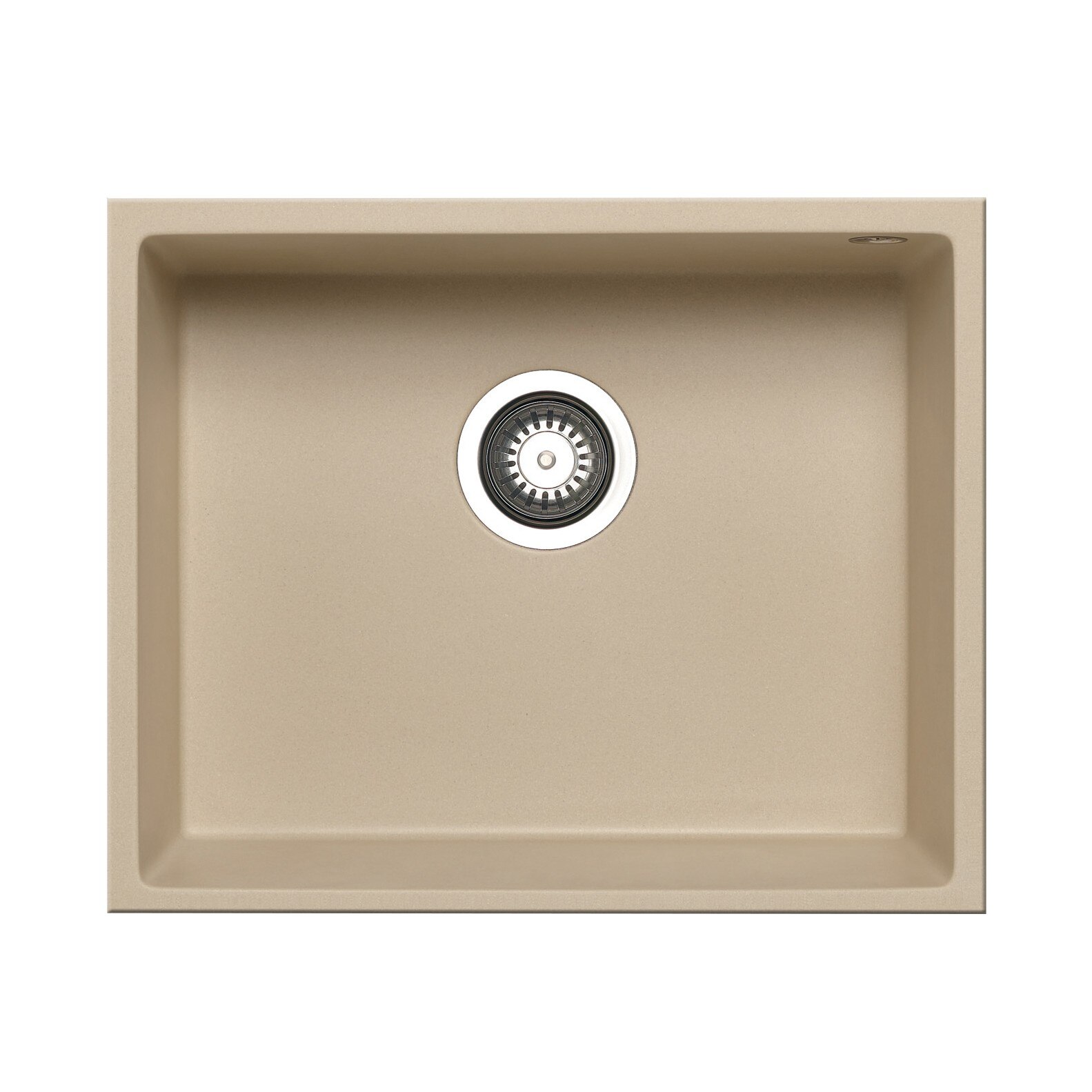 Chiuveta bucatarie Pyramis TETRAGON 500x400 1B, adancime 200mm, montare sub blat, Pyragranite mocha