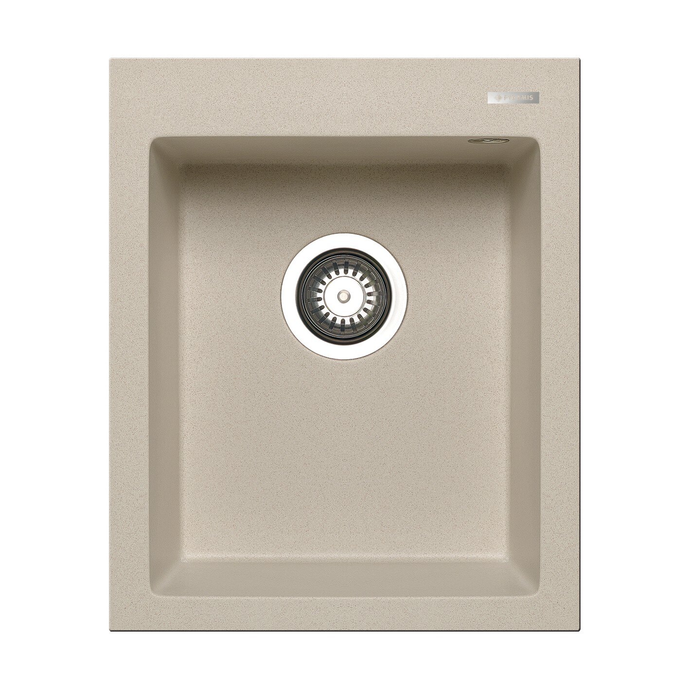 Chiuveta bucatarie Pyramis ISTROS 410x500 1B, adancime 200mm, montare pe blat, Pyragranite bej