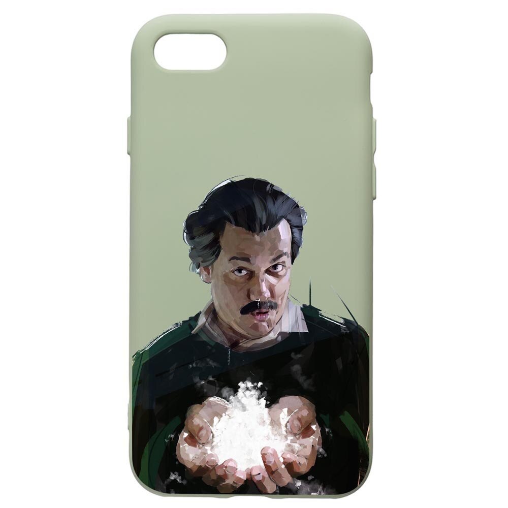 Husa de protectie Apple iPhone SE 2 / iPhone 8 / iPhone 7, Narcos Pablo Escobar, silicon, cu interiorul din material textil, protectie camera, Beryl, PGR446