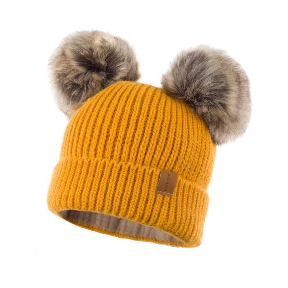 Caciula, Nandy, pentru copii, Mustar, 17223-MIODOWY