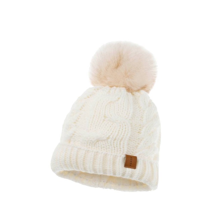 Caciula, Nandy, pentru copii, Ecru, 17208-ECRU