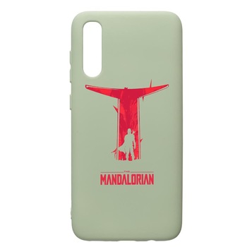 Husa de protectie Samsung Galaxy A70, Star Wars The Mandalorian, silicon, cu interiorul din material textil, protectie camera, Beryl, PGR458 Husa de protectie Samsung Galaxy A70, Star Wars The Mandalorian, silicon, cu interiorul din material textil, protectie camera, Beryl, PGR458