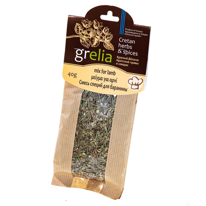 Mix de condimente pentru miel, Grelia, savoare si parfum deosebit, uscate 100% natural, 40 g