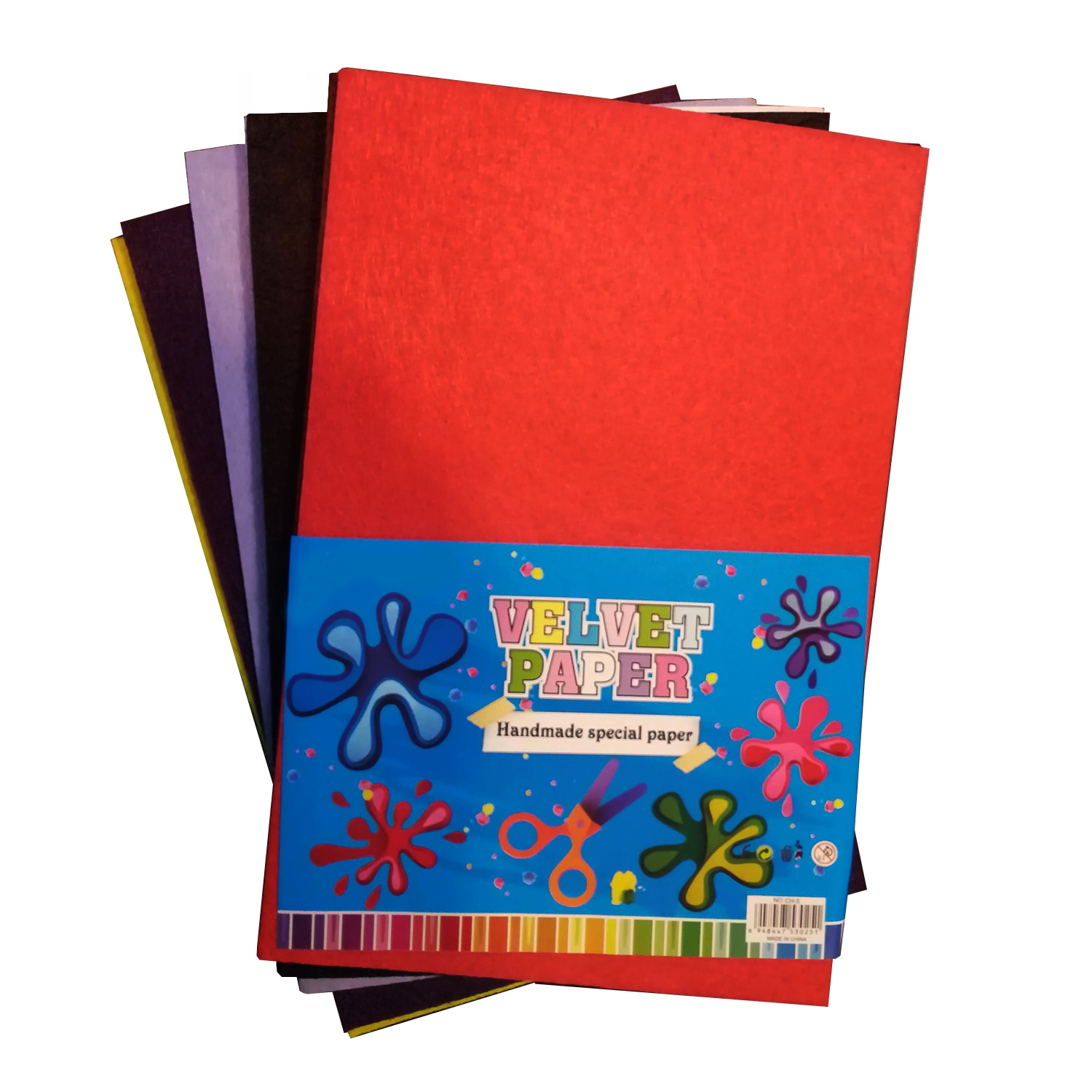 Set 10 coli din fetru Vision, 20x30cm diverse culori