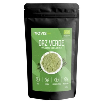 Orz Verde Pulbere Ecologica BIO Niavis, 125g Orz Verde Pulbere Ecologica BIO Niavis, 125g