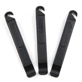 Dispozitiv parghie pentru scos cauciuc bicicleta Fischer, plastic, set 3 buc Dispozitiv parghie pentru scos cauciuc bicicleta Fischer, plastic, set 3 buc