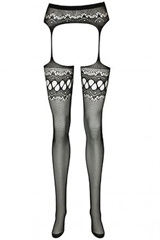 Sosete lungi Obsessive S214, Nylon/Elastan, Negru, S/M/L Sosete lungi Obsessive S214, Nylon/Elastan, Negru, S/M/L