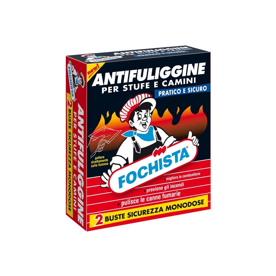 Pulbere chimica pentru curatat hornurile Fochista, 2 plicuri x 150 gr