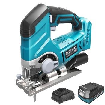 Fierastrau pendular 18 V, 4 functii, 3 pozitii de taiere + acumulator si incarcator inclus Fierastrau pendular 18 V, 4 functii, 3 pozitii de taiere + acumulator si incarcator inclus