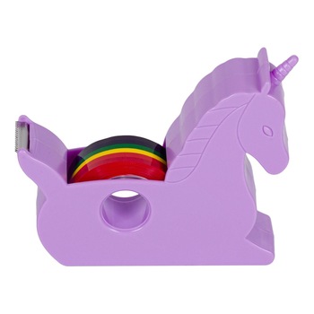 Set 2 benzi adezive, Zola,cu suport din plastic, model unicorn, 11x3x9 cm Set 2 benzi adezive, Zola,cu suport din plastic, model unicorn, 11x3x9 cm