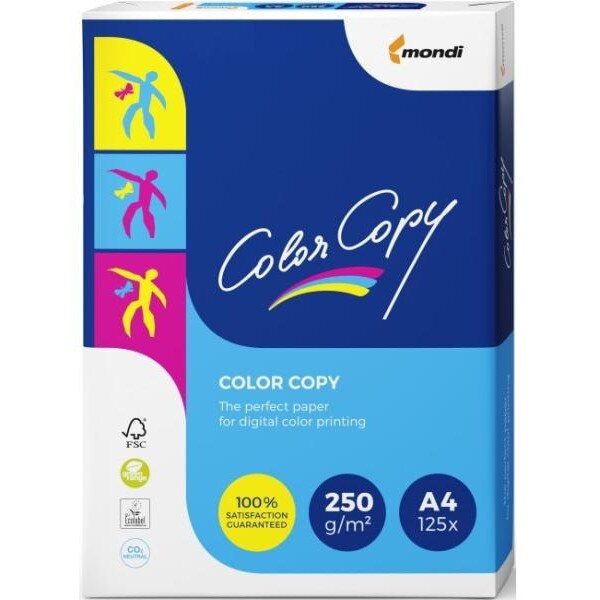 Carton alb A4 250g, 125 coli/top Color Copy