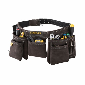 Centura tamplarie din piele 11 buzunare STANLEY Centura tamplarie din piele 11 buzunare STANLEY