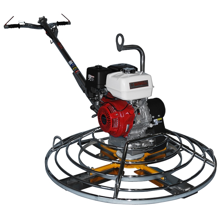 Finisor beton 4x120 pe benzina BARIKELL, motor HONDA GX340, putere 11CP, diametru 1200mm, 101kg