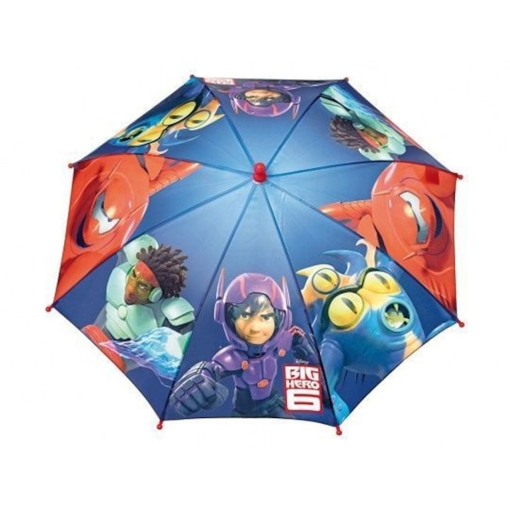 Детски неавтоматичен чадър Perletti 75037 Big Hero 6