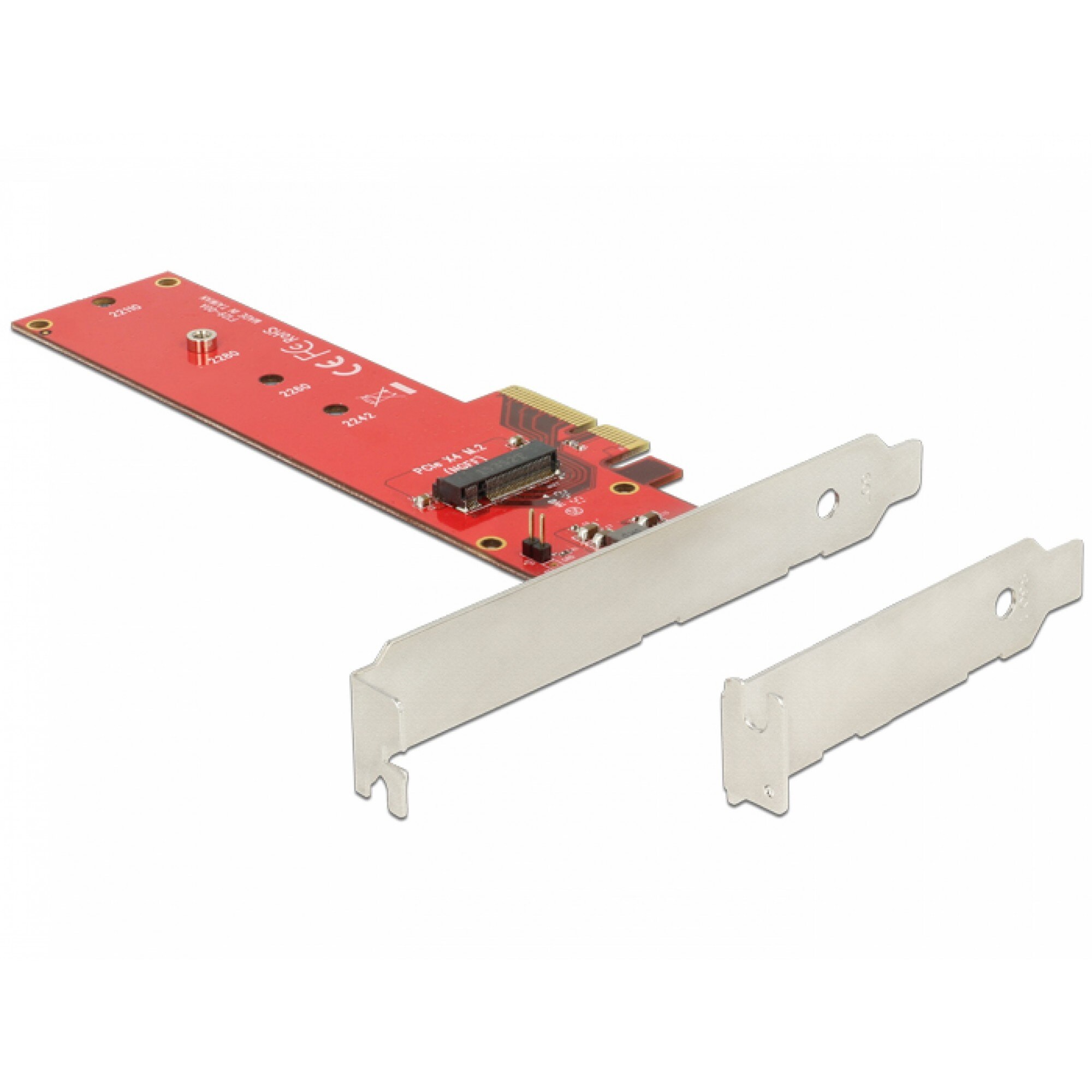 Delock Products 64105 Delock PCI Express x1 to M.2 Key M Adapter